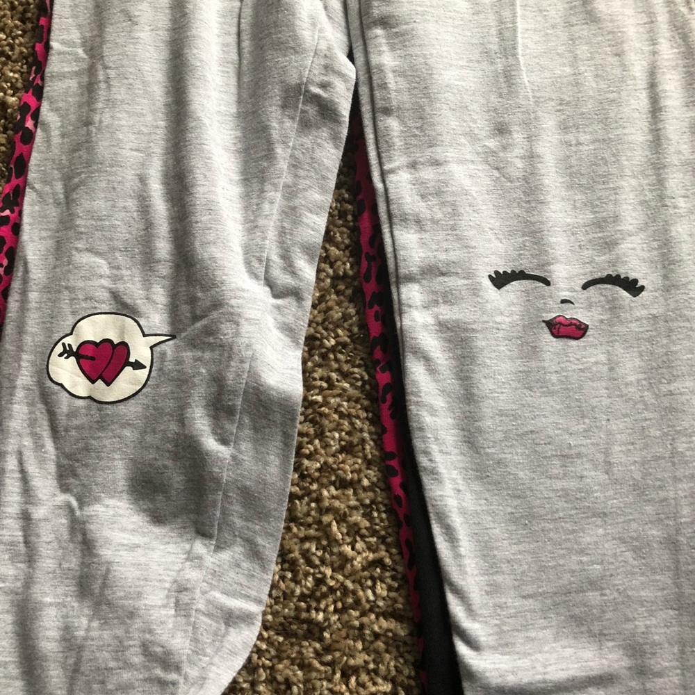 3 pack!! Bnwt Betsey Johnson girls leggings!! 💖 - Picture 6 of 8